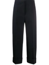 Jil Sander Relaxed Tailored Trousers In Blue