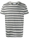 SAINT LAURENT STRIPED COTTON T-SHIRT