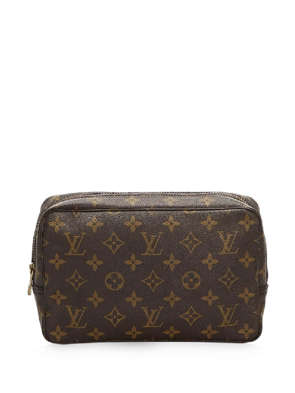 Pre-Owned Louis Vuitton Pre-owned Monogram Cosmetic Bag In Blue | ModeSens