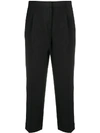 MICHAEL MICHAEL KORS HIGH RISE CROPPED TROUSERS