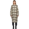 Isabel Marant Étoile Isabel Marant Etoile Brown And Off-white Gabrion Coat In 90be Beige