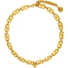 VERSACE VERSACE GOLD EMPIRE CHAIN NECKLACE