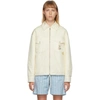Gucci Off-white Embroidered Kitten Jacket In 9050 Narcis Gucci Off-white Embroidered Kitten Jacket In 9050 Narcis
