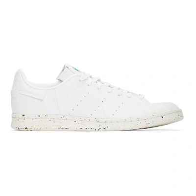 Adidas Originals White Vegan Leather Stan Smith Sneakers