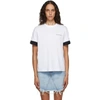 GIVENCHY WHITE TWISTED CUFFS T-SHIRT