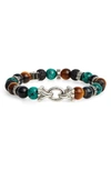 Ferragamo Elasticated Bracelet With Gancini (s) In Multicolor