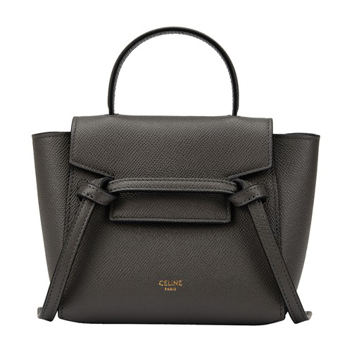 Celine Pico Belt Bag In Grained Calfskin In Black | ModeSens
