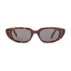 CELINE OEIL DE CHAT ACETATE SUNGLASSES,4S095CPLB/19DT