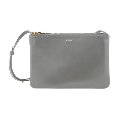Celine Small Trio Bag In Smooth Lambskin In Cloud | ModeSens