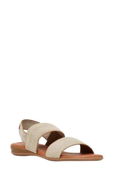 Andre Assous Nigella Sandal In Beige Fabric