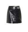 ALEXA CHUNG Leather miniskirt,P00488502