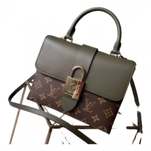Pre-Owned Louis Vuitton Locky Bb Green Cloth Handbag | ModeSens