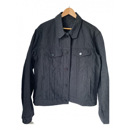 Pre-Owned Louis Vuitton Black Denim - Jeans Jacket | ModeSens