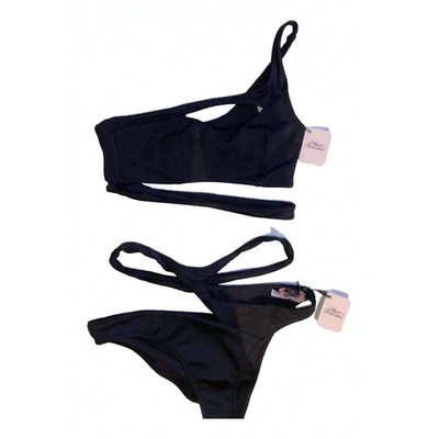 Pre-owned Agent Provocateur Black Cotton - Elasthane Swimwear