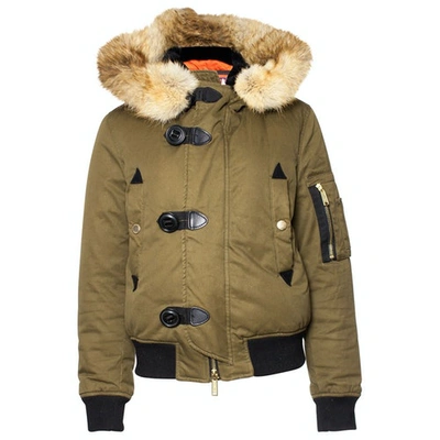 Pre-owned Dsquared2 Khaki Cotton Coat