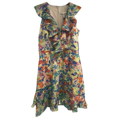 Pre-owned Saloni Multicolour Silk Dress