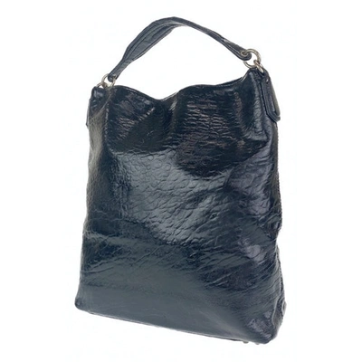 Pre-owned Alexander Wang Black Patent Leather Handbag