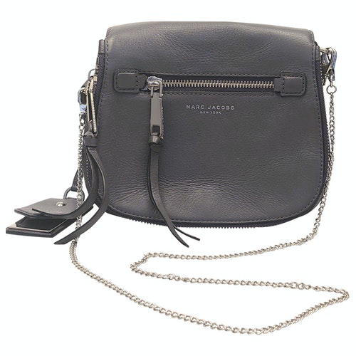 Pre-Owned Marc Jacobs Grey Leather Handbag | ModeSens
