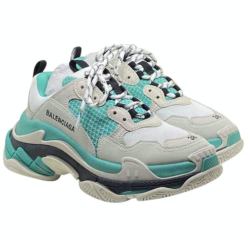 balenciaga speed trainer turquoise