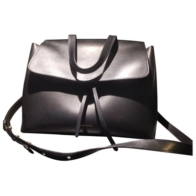 Pre-owned Mansur Gavriel Lady Black Leather Handbag