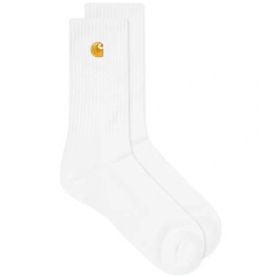 Carhartt Embroidered Logo Socks In White