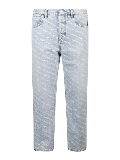 Alexander Wang Women's Light Blue Cotton Jeans