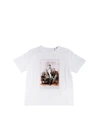 BURBERRY PARTY PORTRAIT T-SHIRT IN WHITE