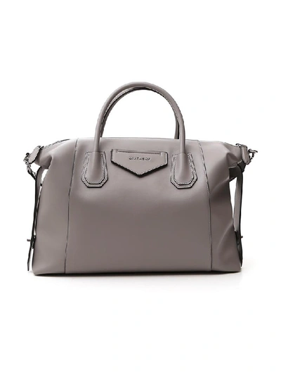 Givenchy Antigona Medium Soft Tote Bag In Grey