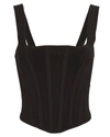 DION LEE Pointelle Ribbed Jersey Corset,060056554957