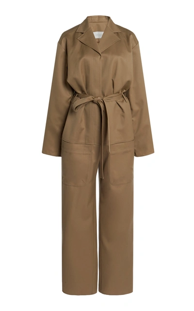 Low Classic Women's Belted Wool Utility Jumpsuit In Neutrals