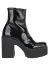 MIU MIU TECHNICAL PATENT FABRIC BOOTIES,11443536