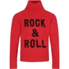 Zadig & Voltaire Intarsia Wool Blend Knit Sweater In Red