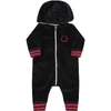 MONCLER BLUE BABYGROW FOR BABYKIDS WITH ICONIC PATCH,11445666