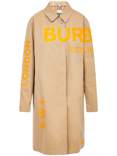 Burberry Trench Coat In Beige