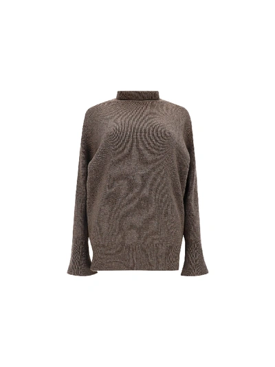 Agnona Knitwear In Taupe