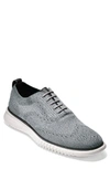 Cole Haan 2.zerogrand Stitchlite Water Resistant Wingtip In Magnet/ironstone/vapor Grey