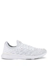 APL ATHLETIC PROPULSION LABS TECHLOOM WAVE 运动鞋 – WHITE & METALLIC SILVER & OMBRE,AHPR-WZ111