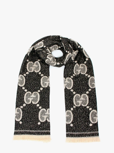 Gucci Scarf In Black