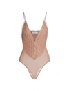 JONATHAN SIMKHAI Gemma Deep-V Lace Bodysuit