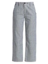 RAG & BONE Buckley Stripe Cropped Jeans