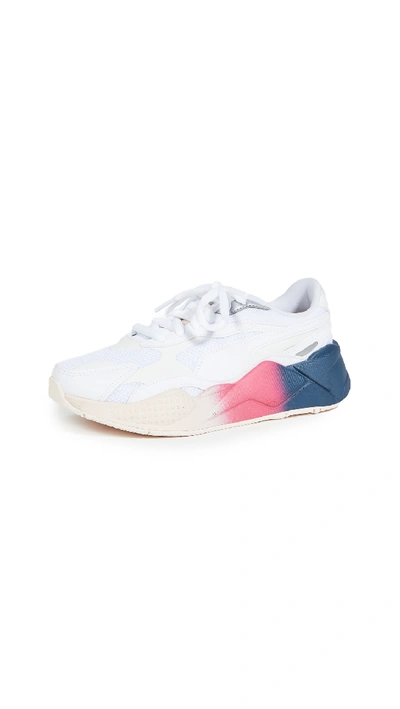 Puma Women's Women'srs-x³ Ombré Mesh Trainers In White/white/rosewater