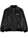 Supreme Schott 8-ball Leather Varsity Jacket In Black | ModeSens