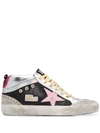 GOLDEN GOOSE MID STAR LACE-UP SNEAKERS