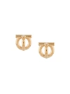 FERRAGAMO GANCINI STUD EARRINGS