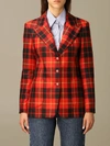 ETRO TAILORED JACKET IN CHECK WOOL,11446751