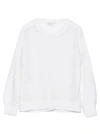 Brunello Cucinelli Crew-neck Sequin-embellished Sweater In White