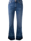 7 FOR ALL MANKIND CROPPED FLARED JEANS