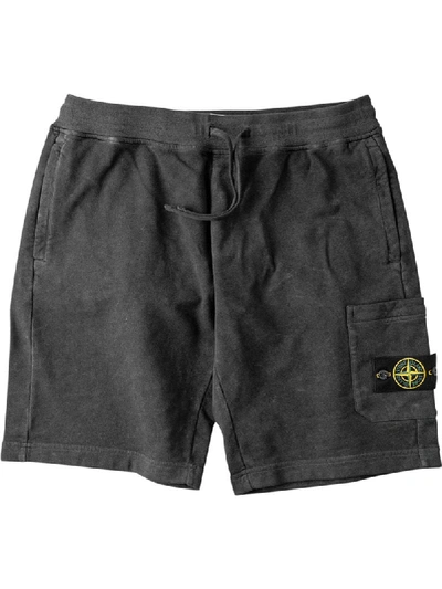 Supreme X Stone Island Sweatshorts In Grey