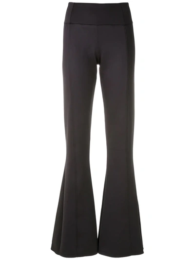 AMIR SLAMA PANELLED FLARED TROUSERS