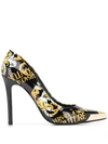 VERSACE JEANS COUTURE STILETTO-PUMPS MIT PRINT